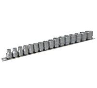 Teng Tools Teng M3816 M3816 Socket Clip Rail Set Of 16 Metric 3/8In Drive Tenm3816