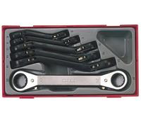 Teng Tools Teng Tc38 Ttrors Metric Ratchet Ring Spanner Set, 6 Piece Tenttrors