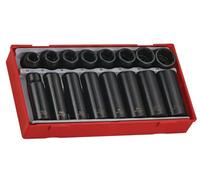 Teng Tools TT9116N 1/2″ Drive Socket Set x16 Pcs