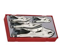Teng Tools Teng TTVG05 5 Piece Power Grip Plier Set