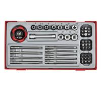 Teng Tools TT1448 - 1/4" Drive 6pt Socket and Bits Set - 48pcs