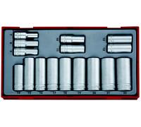 Teng Tools TT3816 Socket Set 3/8 inch Drive 16 Pieces