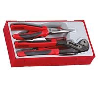 Teng Tools TT440-T - Mega Bite Pliers Set in Module Tray (TPR Grip) - 4pcs