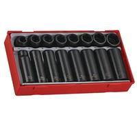 Teng Tools Tt9116 16 Piece Impact Socket Set For Power Tools