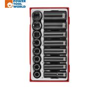 Teng TT9116 1/2-inch Reg/ Deep Impact Socket Set Drive (16 Pieces)