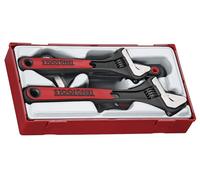Teng Tools TTADJ04 - Adjustable Wrench Set (TPR Grip) - 4pcs