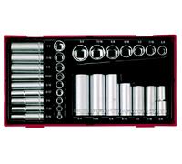 Teng Tools TTAF32 Socket Set 1/4 and 3/8 inch Drive AF