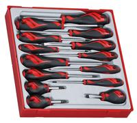 Teng Tools TTD914N - Mixed Screwdriver Set in Tray - 14pcs