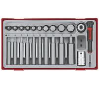 Teng Tools Hex Bit Socket Set TTHEX23 – Metric, 23 Pieces