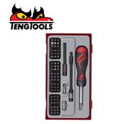 Teng Tools TTMD74 Ratcheting Screwdriver Bit Set TT1 x74 Pcs