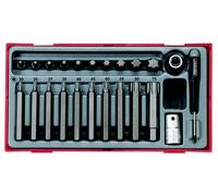 Teng Tools TTTX23 Socket Set 1/2 inch dr TX Bit 23pcs