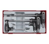 Teng Tools TTTX7 - T-Handle TX/TPX Hex Key Set in Case (T10-T40) - 7pcs