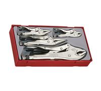 Teng Tools Power Grip Plier Set TT1 5 Pieces TTVG05