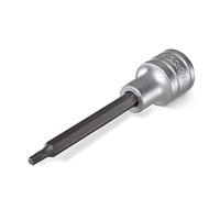 Teng Tools TX40 1/2 Inch Drive Metric Torx TX 3.9 Inch Extra Long Chrome Vanadium Socket | Mechanic Tool | Hand Tool - M122240T-C
