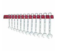 Teng Tools WR8012 12 piece 8 - 19mm Anti Slip Combination Spanner and Wall Rack Set