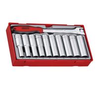 Teng TT1211 1/2" Bi-Hex Socket Set