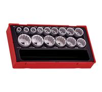 Teng 15 Piece 1/2" Drive AF Socket Set TT1215AF Tool Control System