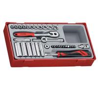 Teng Tt1435 35 Piece Socket Set 4-13Mm - 1/4In Drive TENTT1435