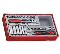 Teng Tt1435 Tt1435 4-13mm Socket Set, 35 Piece - 1/4In Drive Tentt1435