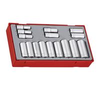 Teng Tools 3/8" Drive/Drive Deep Socket Set Tool Control System - TT3816