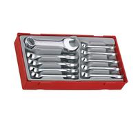 Teng Tools Midget Combination Spanner Set TT6010M (TC40) - Metric 10-19mm - 10 Piece