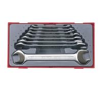 Teng TT6208 Metric Open End Spanner Set, 8 Piece