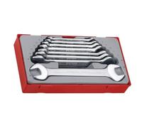 Teng Tools Teng Tt6208 Metric Open End Spanner Set, 8 Piece Tentt6208