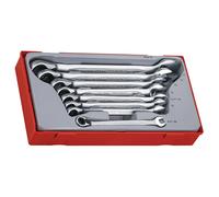 Teng TT6508R Metric Ratchet Combination Spanner Set, 8 Piece