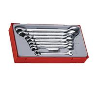 Teng TT6508R Ratchet Combination Spanner Set Metric (8 Pieces)