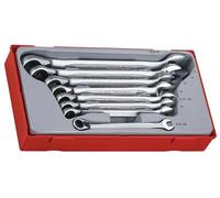 Teng Tt6508R Tt6508R Metric Ratchet Combination Spanner Set, 8 Piece Tentt6508R