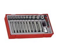 Teng TTHEX23 Metric Hex Bit Socket Set, 23 Piece - 1/2in Drive