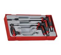 Teng Tools 7 Piece Metric T-Handle Hex Allen Key Set & Case, 2.5mm-8mm, TTHEX7S