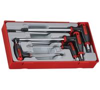 Teng Tools T-Handle Hex Driver Set TTHEX7 - Metric, 7-Piece