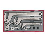 Teng TTHP08 Hook & Pin Wrench Set, 8 Piece