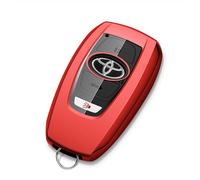 Tengare Car Key Fob Cover for Subaru and Toyota GR86 Key Case Protector Holder fits Ascent BRZ Crosstrek Forester Impreza Legacy Outback Solterra WRX Accessories 2019 2020 2021 2022 2023 2024 2025