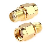 TengKo SMA Female to RP-SMA Male Jack Connector (2 Pack)