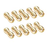 TengKo SMA Female to SMA Female Plug Connector RF Coaxial Adapter Gold Plating Adapter (10 Pack)