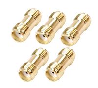 TengKo SMA Female to SMA Female Plug Connector RF Coaxial Adapter Gold Plating Adapter (5 Pack)