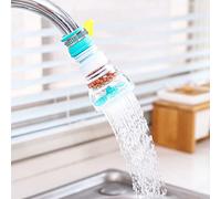 Tenglan Splash-Proof Kitchen Tap Filter Retractable Tap Head Faucet Nozzle Extender 360-Degree Adjustable Filtration Softener Water Tap Head Faucet Aerator