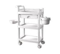 Tengtengshangpu Trolley 360° Rotatibarber Cart with Wheels Multi Layer Salon Storage Workbench Shelf for Spa Professionals Andtoo Artists/Color/Style 7