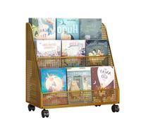 Tengtengshangpu Trolley Compact Rollibookcase with Wheels Portable Bookshelf for Home Office Kitchen & Bathroom Storage Stylish Floor Shelf/Den a/a