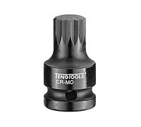 TENGTOOLS 270160302 Tengtools 1/2-Inch Impact Cup with SPLINE/XZN Tip, 18 mm Size, 43.0 mm Length