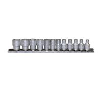 Tengtools M1412 12-Piece Hex 1/4-inch Regular Series Metric