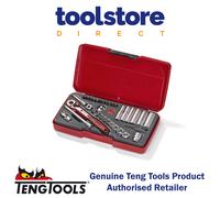 TengTools T1436 1/4" Socket Set 6 pt 36 Pieces