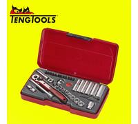 TengTools T1436 1/4" Socket Set 6 pt 36 Pieces