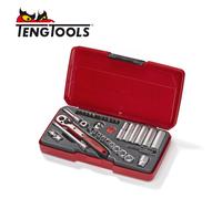 TengTools T1436 1/4" Socket Set 6 pt 36 Pieces