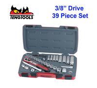 Teng T3839 3/8-inch Socket Set Metric Drive (39 Pieces)