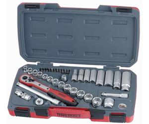 TengTools T3839 39 Piece 3/8" Drive MM Socket and Bits Set