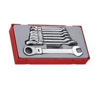 Teng Tools Teng TT6508RF 8 Piece 8 - 19mm Flexible Ratcheting Combination Spanner Set