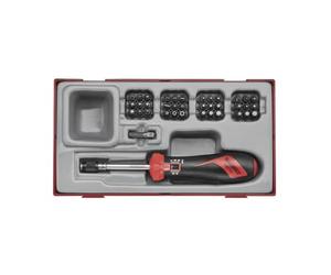 TENGTOOLS TTSD38-38p 1-5Nm Dynametric Screwdriver Set 1/4 Inch